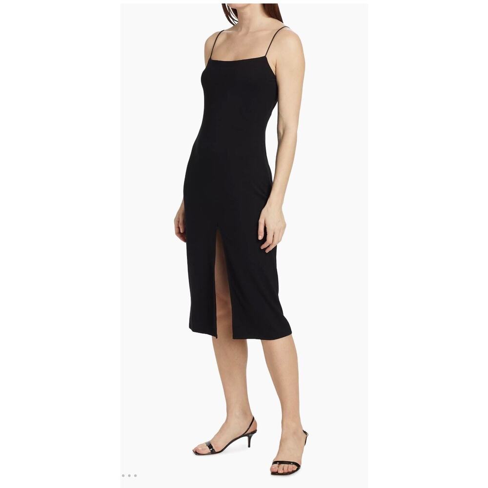 Reformation Pavia knitted midi black dress size medium - Picture 4 of 8